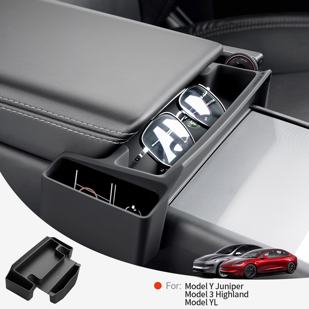 Car Accessories App - YZ 센터 콘솔 암레스트 수납함 테슬라