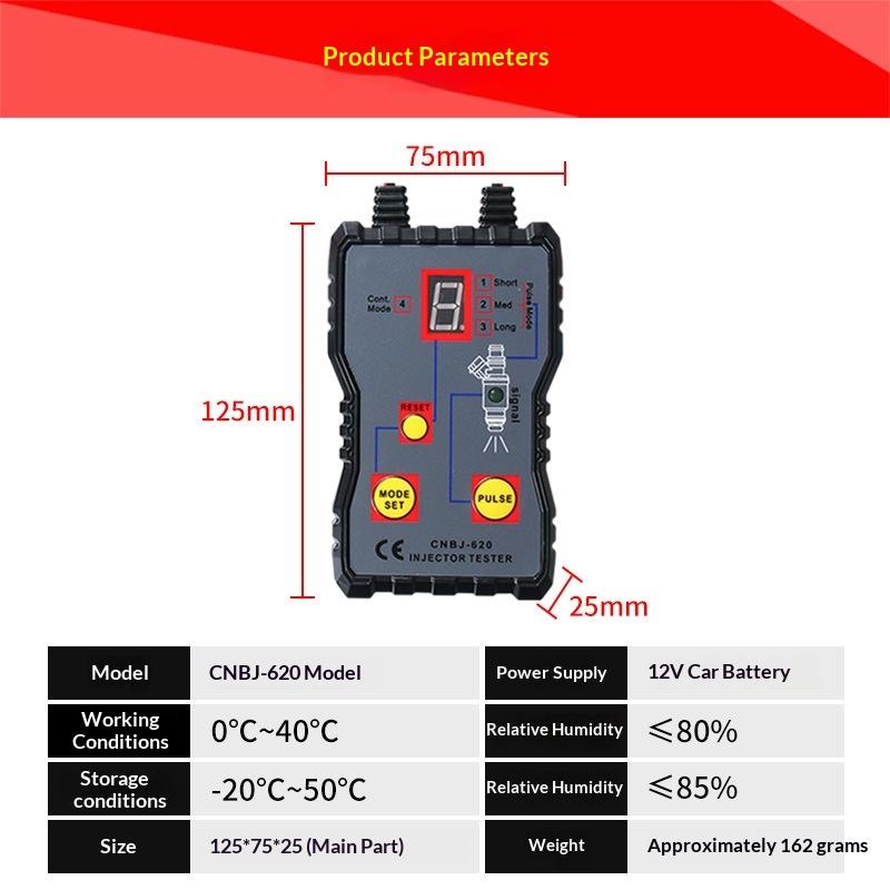 Fuel Injector Cleaner - 휴대용 자동차 연료 인젝터 테스터 4