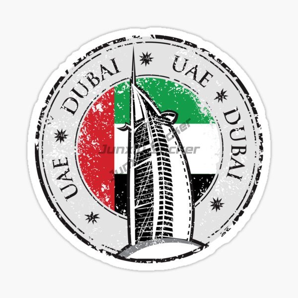 Car Accessories In Dubai - UAE 두바이 원형 국기 엠블럼 및