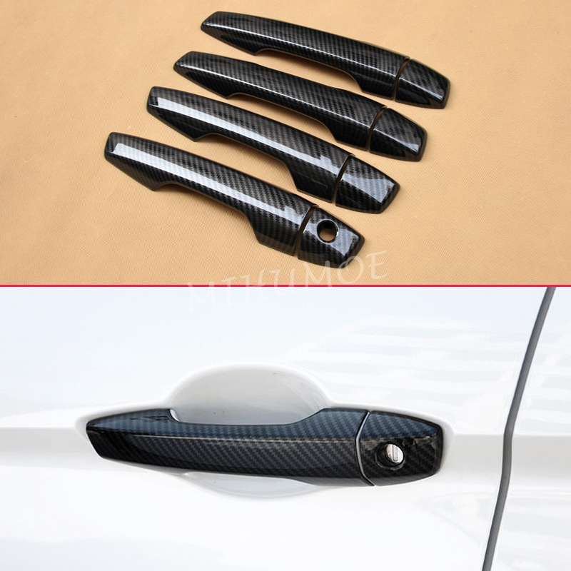 Car Door Handle Protector - 2018-2026 미쓰비시 이클립스 크로스용 키리스 카본