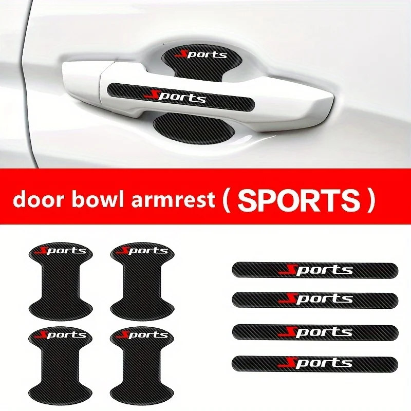 Car Door Handle Protector - 8개/세트 자동차 도어 핸들 보호대, 흠집