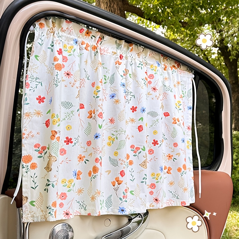 만화 패턴 자동차 창문 커튼 햇빛 가리개, 범용 양면  - Car Accessories Must Have 리뷰 및 가격