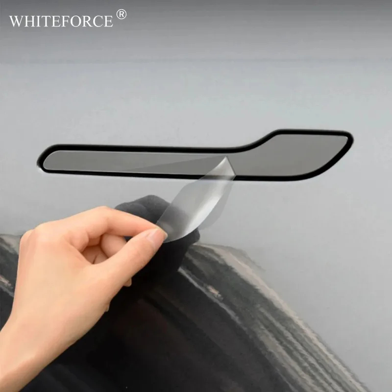 4개입 자동차 도어 핸들 보호 스티커, 테슬라 모델 3 - Car Door Handle Protector 리뷰 및 가격