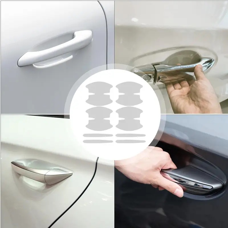 자동차 도어 핸들 스티커 8개 투명 무형 데칼 자동차  - Car Door Handle Protector 리뷰 및 가격