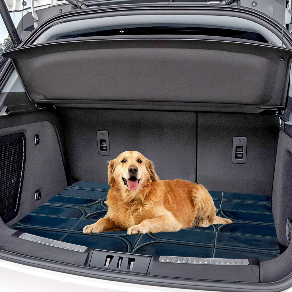 프린트 디자인의 자동차 트렁크 매트 1개, 필수 여행용 - Car Accessories Must Have 리뷰 및 가격