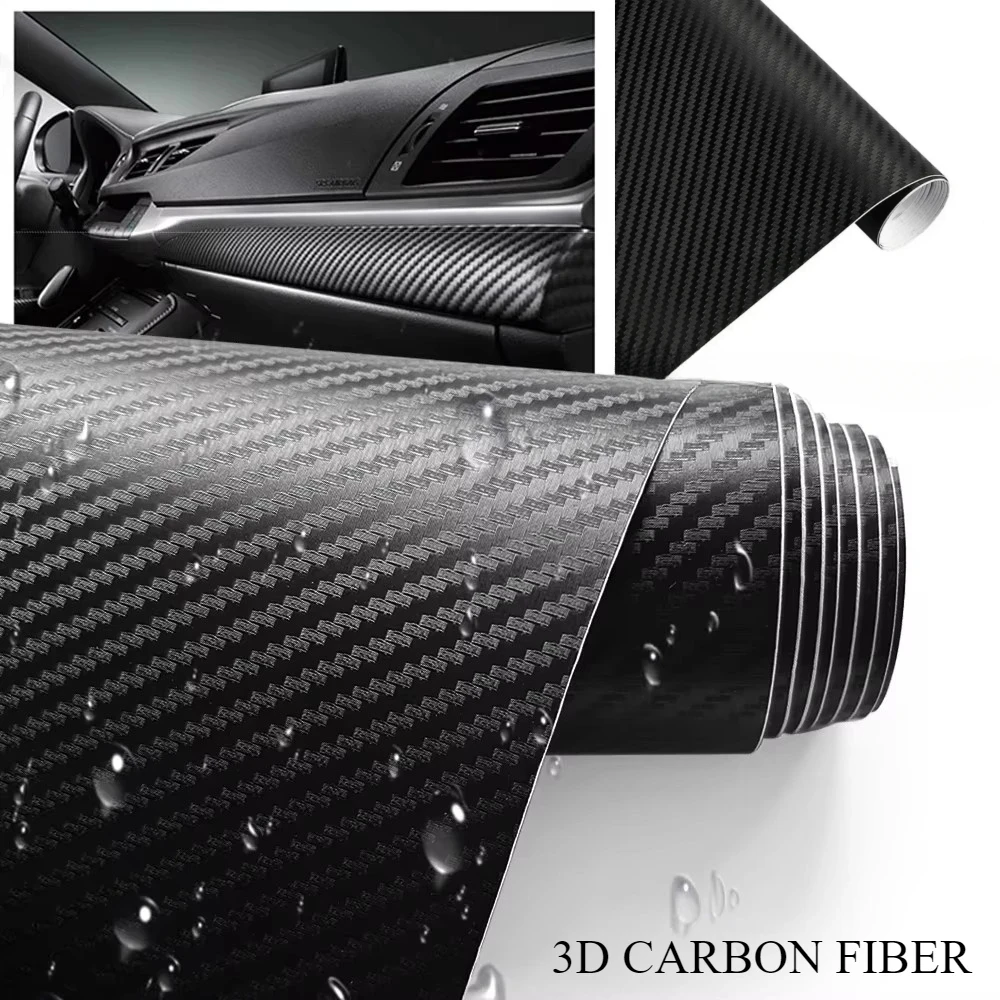 새로운 3D 탄소 섬유 필름 자동차 자체 접착 방수 보 - Car Accessories Tape 리뷰 및 가격