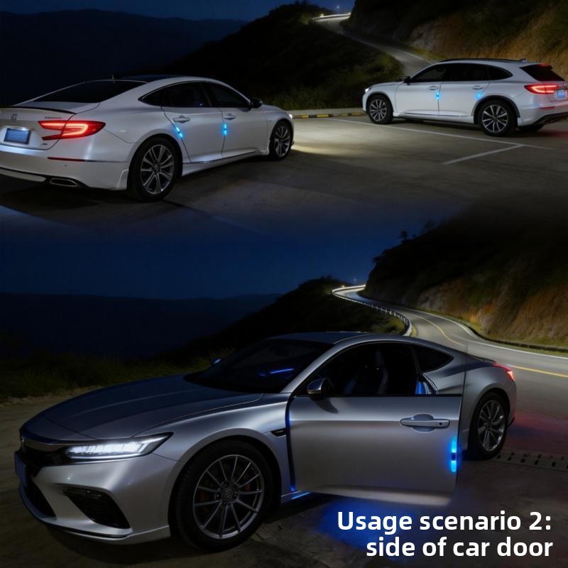 태양광 LED 스트로브 플래시 라이트 자동차 충돌 방지 - Car Door Handle Protector 리뷰 및 가격